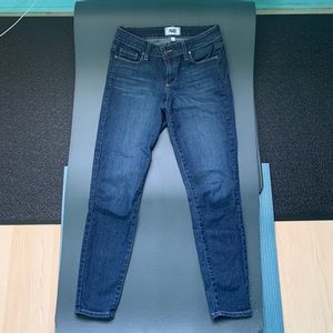 Paige vertigo ankle skinny jeans - dark wash
